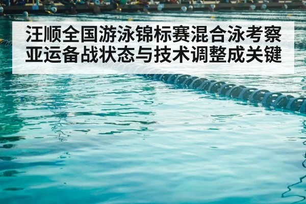 汪顺全国游泳锦标赛混合泳考察 亚运备战状态与技术调整成关键（kaiyun）